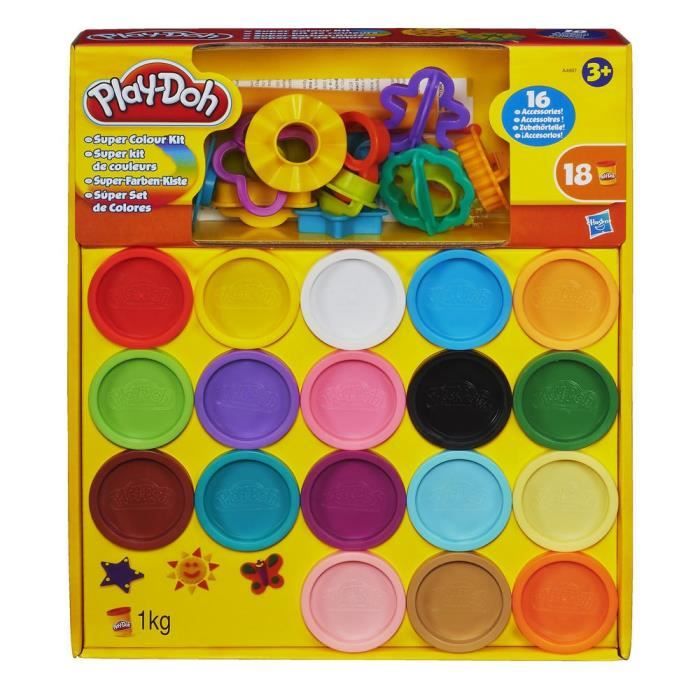 Kit de pâte à modeler - PLAYDOH - Mon Premier Kit avec 4 Pots - Pour Enfant  de 3 ans et plus - Cdiscount Jeux - Jouets