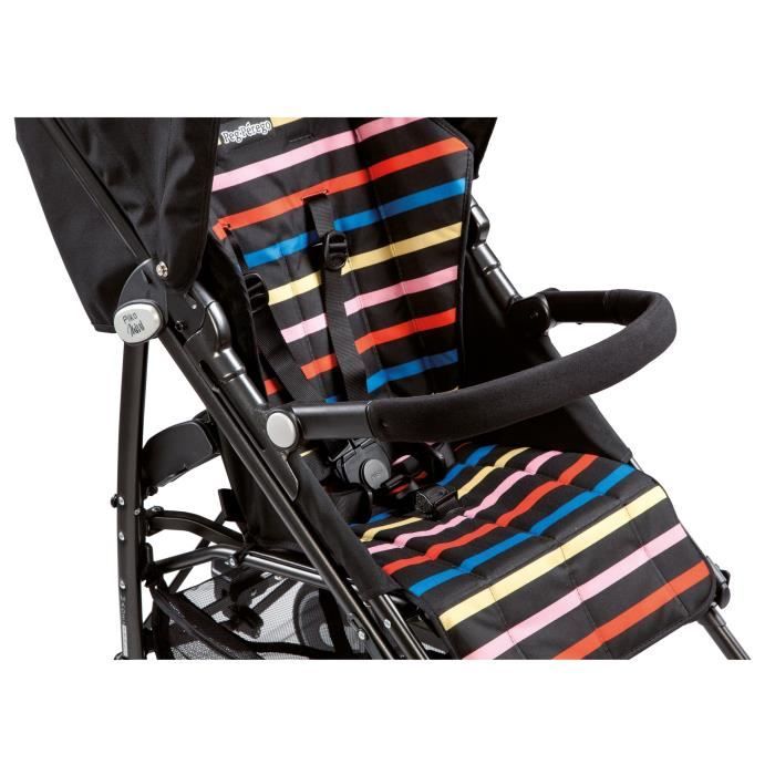 Peg Perego, poussette légère Pliko Mini 5,7 kg, de la naissance à 22 kg,  avec pliage parapluie, poussette de voyage pratique, solide et compacte