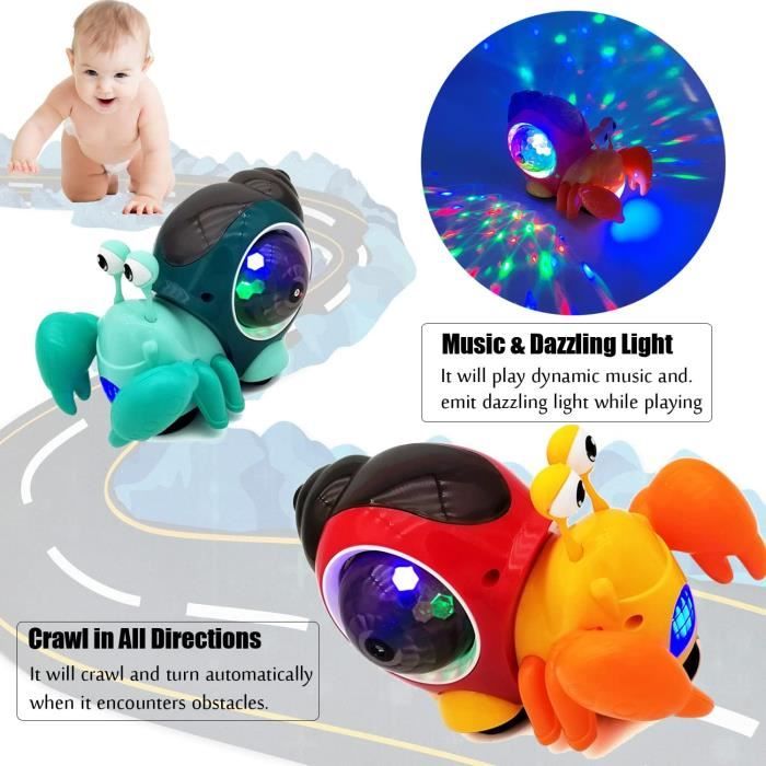 Jouet Escargot Télécommandé - Simulation Réaliste Avec Lumière Rouge - ABS Durable - Cadeau Pour Enfants Et Animaux
