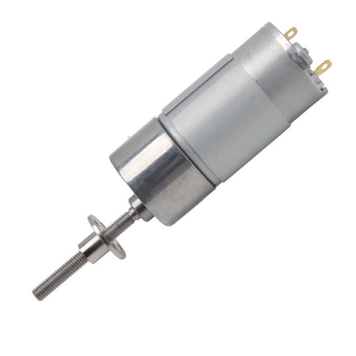 Moteur 12V 100RPM à Engrenages Métalliques - Couple élevé, Réversible, Pour Projets DIY Et Robots