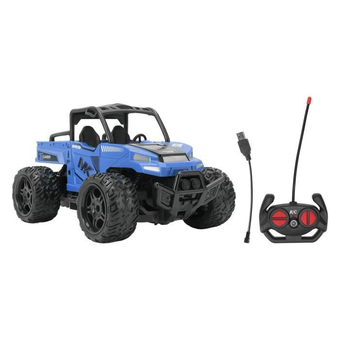 Voiture Télécommandée 1/16 C24-1 – RC Crawler 4 Roues Avec LED, Moteur Puissant, Batterie 500 MAh – Pour Terrains Accidentés