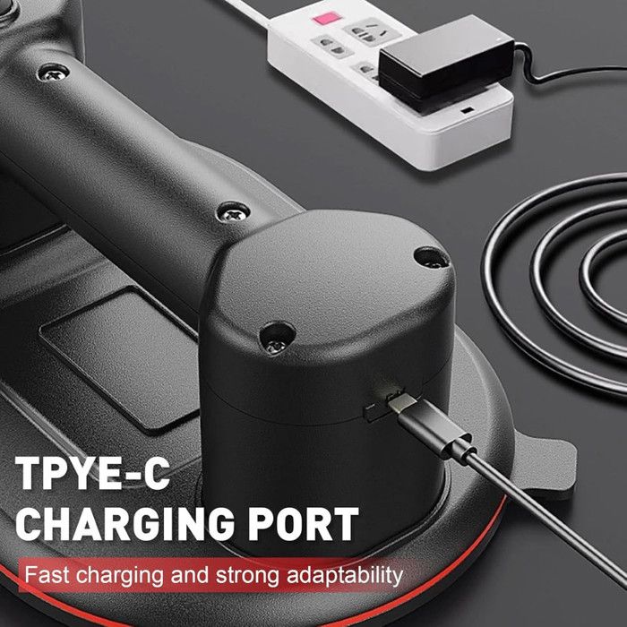 Pompe électrique ZDETGU Rechargeable USB - Gonflage Haute Pression 150PSI Avec LCD Et LED