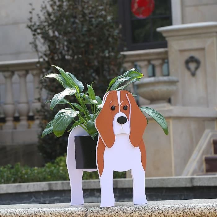 Petit Jardinière Pot Beagle Cadeaux Pour Femme Décor Chien Pots De