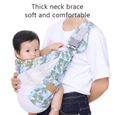 écharpe de porte-bébé en maille 3D Porte-bébé respirant d'été réglable en maille 3D, écharpe de portage pour bébé Blanc élégant-3