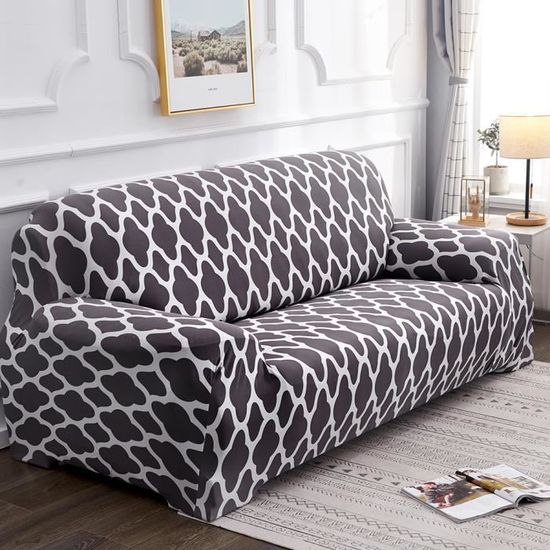 Lot De 2 Housses D'accoudoir De Canapé Extensibles - Jacquard, Antidérapantes, Protection Contre Taches Et Usure (Gris Clair) - 7