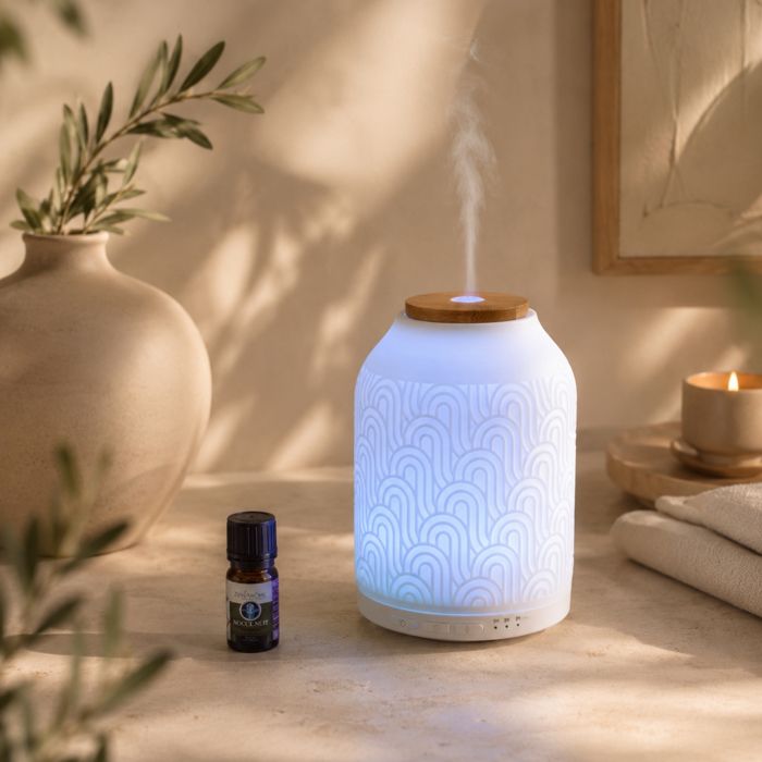Diffuseur De Parfum Intelligent à Prise UE - Blanc 220-240V - Pour Huiles Essentielles