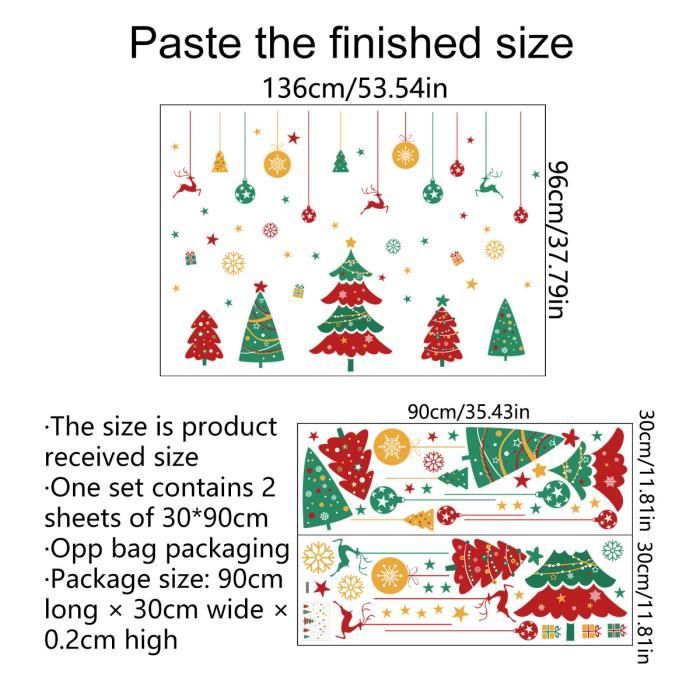 Autocollants Muraux De Noël, Décoration, Boutique,... - Grandado