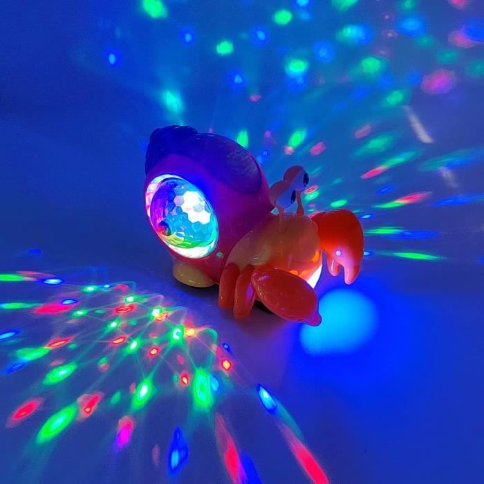 Jouet Escargot Télécommandé - Simulation Réaliste Avec Lumière Rouge - ABS Durable - Cadeau Pour Enfants Et Animaux