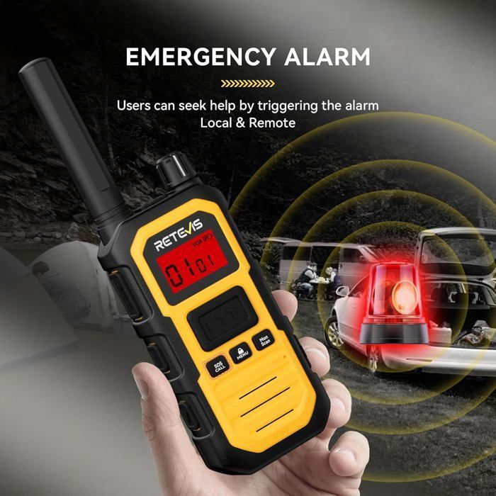 Retevis Rb648p Retevis RB648P Talkie Walkie Longue Portée, Radio Bidirectionnelle ...
