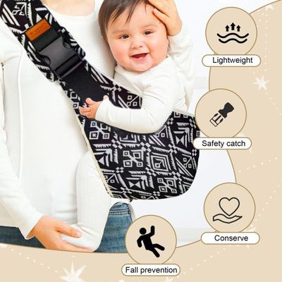 Porte-bébé écharpe Réglable - Pour Enfants De 0 à 36 Mois (jusqu'à 15 Kg), Confort Et Sécurité - 8