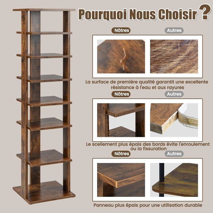 meuble chaine hifi meubles pour audio/vidéo Accueil Support À Roulettes Pour Composants Stéréo, 5 Étages Support Audiovisuel Avec Étagère Réglable, Moderne Tour D'étagères Racks Audio Roulants Tour