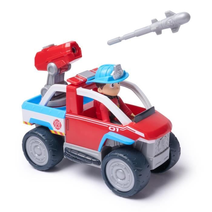 Paw Patrol LA Pat' Patrouille – Véhicule + Figurine Ryder – Véhicule Jouet avec Figurine de Ryder – 6024006 Jouet Enfant 3 Ans et Paw Patrol LA Pat' Patrouille – Véhicule + Figurine Ryder – Véhicule Jouet avec Figurine de Ryder – 6024006 Jouet Enfant 3 Ans et