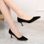 Escarpin talon bas clearance