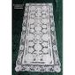 NAPPERON CHEMIN RICHELIEU ROYAL SUR LIN RECTANGULAIRE BLANC 37cm x 82 ANNABELLE