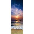 Affiche Poster Porte Deco Trompe L Oeil Coucher De Soleil Ref 710