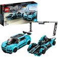 LEGO® Speed Champions 76898 Formula E Panasonic Jaguar Racing GEN2 & Jaguar I-PACE eTROPHY, Jouet Petite Voiture de Course-0