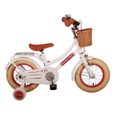 Vélo pour enfants Volare Excellent - Filles - 12 pouces - Blanc - Frein à main et frein à rétropédalage-0