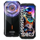 Smartphone Robuste DOOGEE SPUNK -10800mAh -16Go+256Go -50MP+16MP - 6.58"FHD+ - Android 14 - GPS/NFC/OTG/Double SIM -Noir
