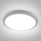 Dorlink Plafonnier LED 24W Salle de Bain - Luminaire Plafond Design Moderne Étanche IP54 Ø30cm - Lumière blanche 6000k - Blanc