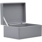 Malette de rangement - Creative Deco - Bois - 30x20x14cm - Gris - Non personnalisable
