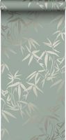 Origin Wallcoverings papier peint feuilles de bambou vert - 0,53 x 10,05 m - 347736