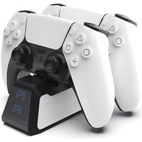Station Charge Manettes pour PS5 DualSense avec Indicateur LED Charging Dock pour Sony Playstation 5 Dualsense, Noir 