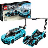 LEGO® Speed Champions 76898 Formula E Panasonic Jaguar Racing GEN2 & Jaguar I-PACE eTROPHY, Jouet Petite Voiture de Course