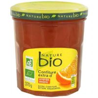 NATURE BIO - Confiture Extra D'Oranges 370G - Lot De 4