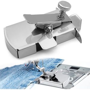 Guide Magnétique Polyvalent Pour Machine à Coudre - Guide Couture Acier Inoxydable Polygonal Argent