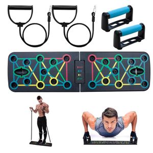 Gorilla Sports Planche à Pompes – 9 Positions, Poignées Antidérapantes, Charge 200 Kg, Entraînement Complet