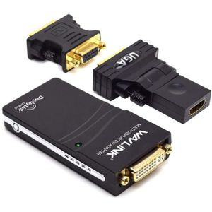 ADAPTATEUR AUDIO-VIDÉO  USB 2.0 vers DVI-VGA-HDMI vidéo Graphique Adaptate
