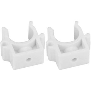 16mm 20pcs Ensemble de Colliers de Serrage Clips en Combinaison en Forme de U avec Vis 16/20/25/32mm