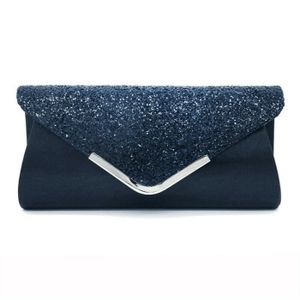 sac pochette bleu marine