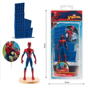 Lot 4 Bougie Spiderman Marvel - Gâteau Anniversaire Enfant - 8cm - 295 -  Cdiscount Maison