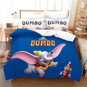 Official Disney Dumbo JUNIOR bébé lit bébé housse de couette à rayures Circus Pépinière