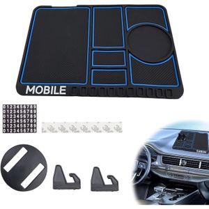 FIXATION - SUPPORT 4 En 1 Tapis Antidérapant Voiture, Support Rotatif