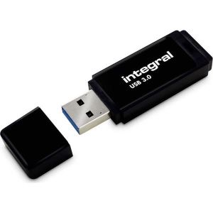 CLÉ USB INTEGRAL - Clé USB - 16 Go - USB 3.0 - Noir