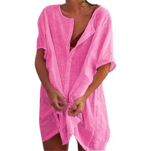Robe De Plage pour Femme Été Tricoté Ajouré Bikini Cache-Maillots Plage  Maillot De Bain Cover Up Taille Unique Violet - Cdiscount Prêt-à-Porter
