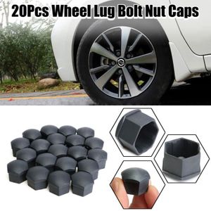 20 x roue en alliage boulons écrous capuchons couvre Noir 17mm hex pour BMW Série 3