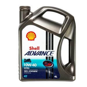 HUILE MOTEUR 4 litres original Shell Advance 4T Ultra 10W40 hui