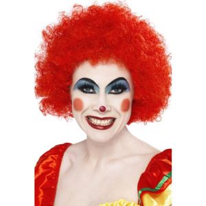 Taille Unique Bleu Widmann Perruque de Clown Enfant 