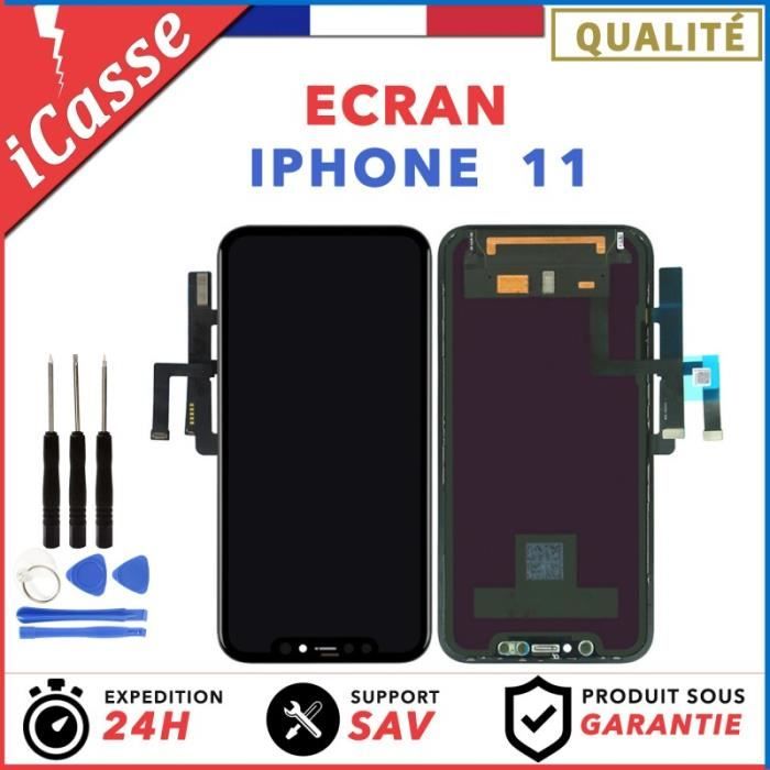 ECRAN LCD POUR IPHONE 11 NOIR (INCELL GX IC Échangeable)