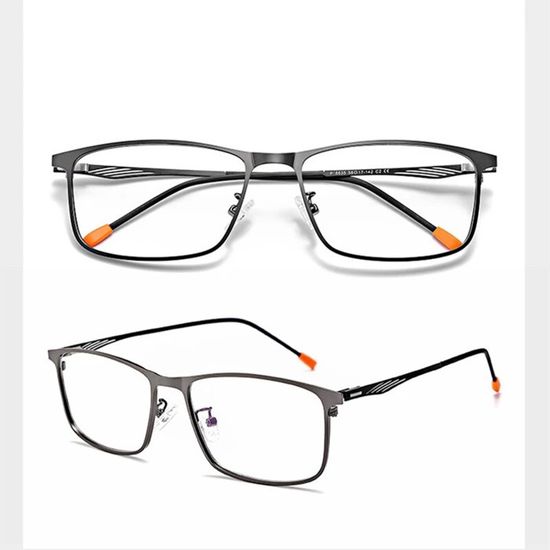 Monture De Lunettes De Vue Hally & Son Carrée Rétro - Marron/noir, Acétate, Italie