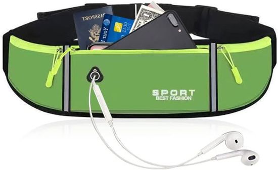 Sac Banane Taille Homme Femme Ville Sacs Banane Unisexe avec Ceinture allongée de 30 cm et Poches à 6 Fermetures à glissière Ceinture réglable pour la randonnée d'entraînement en Plein air Sac Banane Taille Homme Femme Ville Sacs Banane Unisexe avec Ceinture allongée de 30 cm et Poches à 6 Fermetures à glissière Ceinture réglable pour la randonnée d'entraînement en Plein air