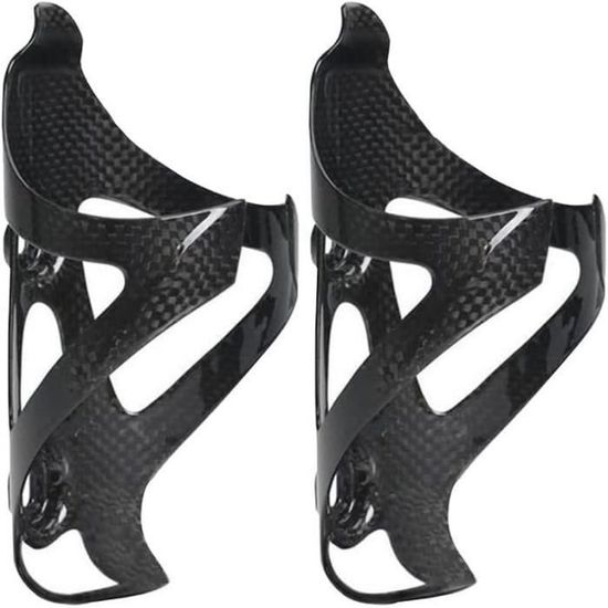 Porte-bidon Carbone Alfa Pasca – 3K Brillant/mat, 150 Mm, Diam. 73-74 Mm, Compatible Route Et VTT, 2 Vis Allen 4mm