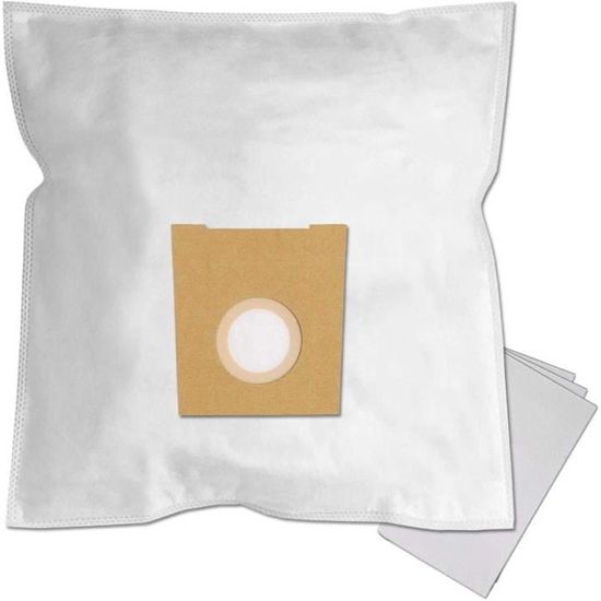 PakTrade 5 Sacchetti Per Aspirapolvere Bosch Activa 62 In Microfibra + 1 Filtro