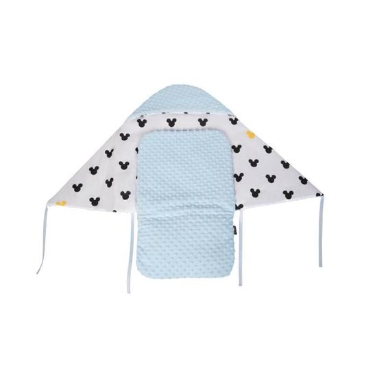 FIZI | Nid d'ange bébé pour sièges auto/nacelle/poussette 80x40 cm | Couverture Enveloppante Nomade bébé hiver | Chancelière | Bleu