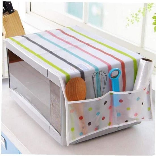 Housses Transparentes Anti-poussière Pour électroménagers - Lot De 10 - Protection Micro-ondes, Grille-pain, Mixeur - Taille Unique Stretch - Idéal Cuisine, Appartement, Restaurant