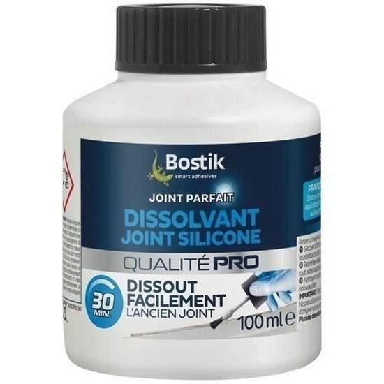 BOSTIK Joint parfait dissolvant - Silicone - Cdiscount Bricolage