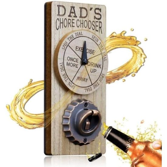Lot De 10 Décapsuleurs Muraux Bière Vintage Bronze – Ouvre-Bouteille Aimanté Métal Avec Vis – Style Bar Rétro